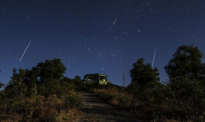 Lluvia de meteoros de las Gemínidas