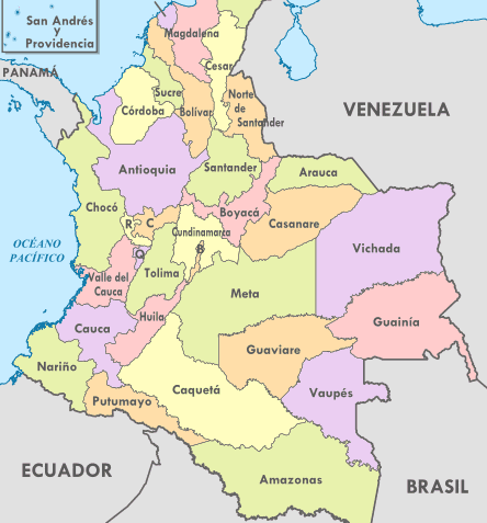 Departamentos de Colombia