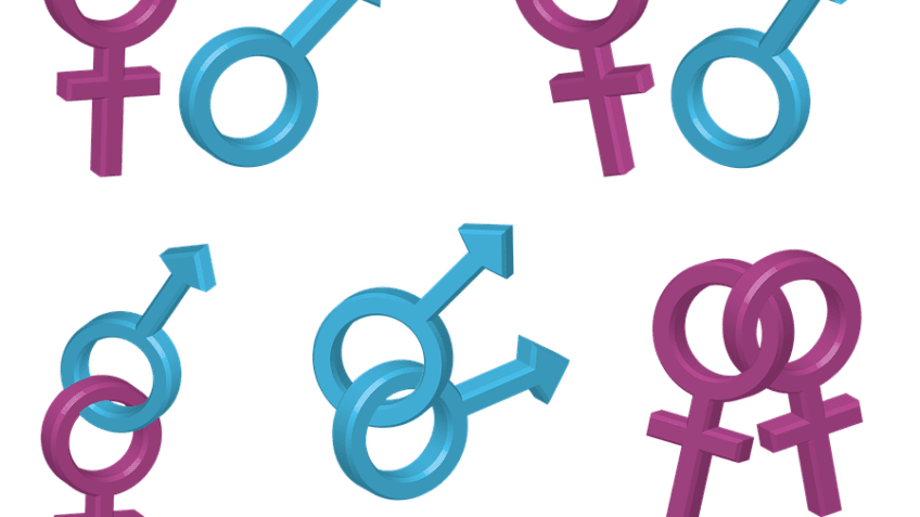 ¿Cuáles son los símbolos de lo masculino y lo femenino?